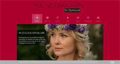 Desktop Screenshot of dortmund-hochzeitsmagazin.de